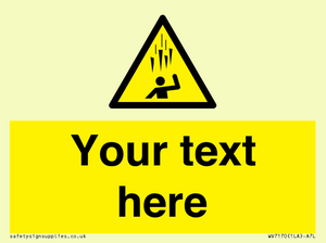 Custom Falling Ice sign